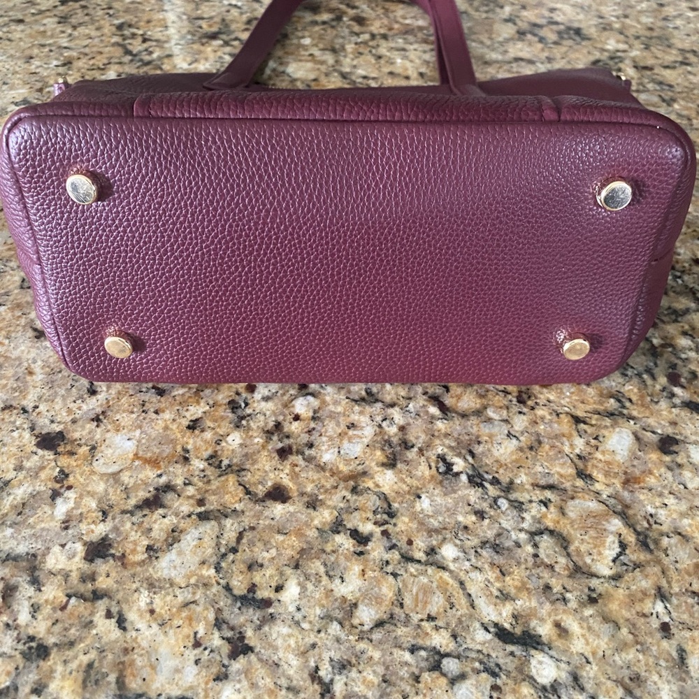 Vera Bradley Burgundy Tote Bag - Picture 5 of 7